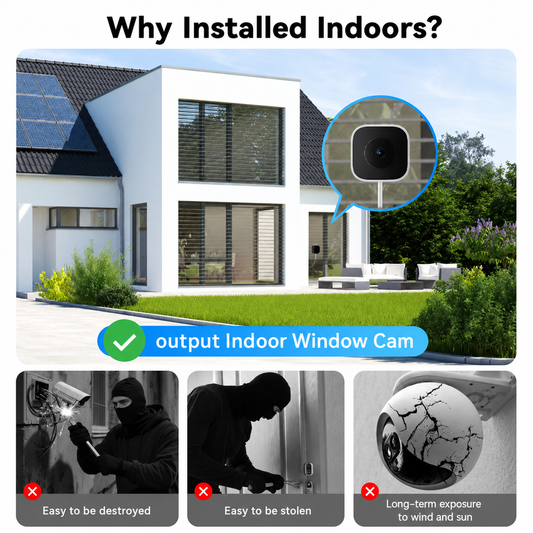 Smart 2K Window Security Camera