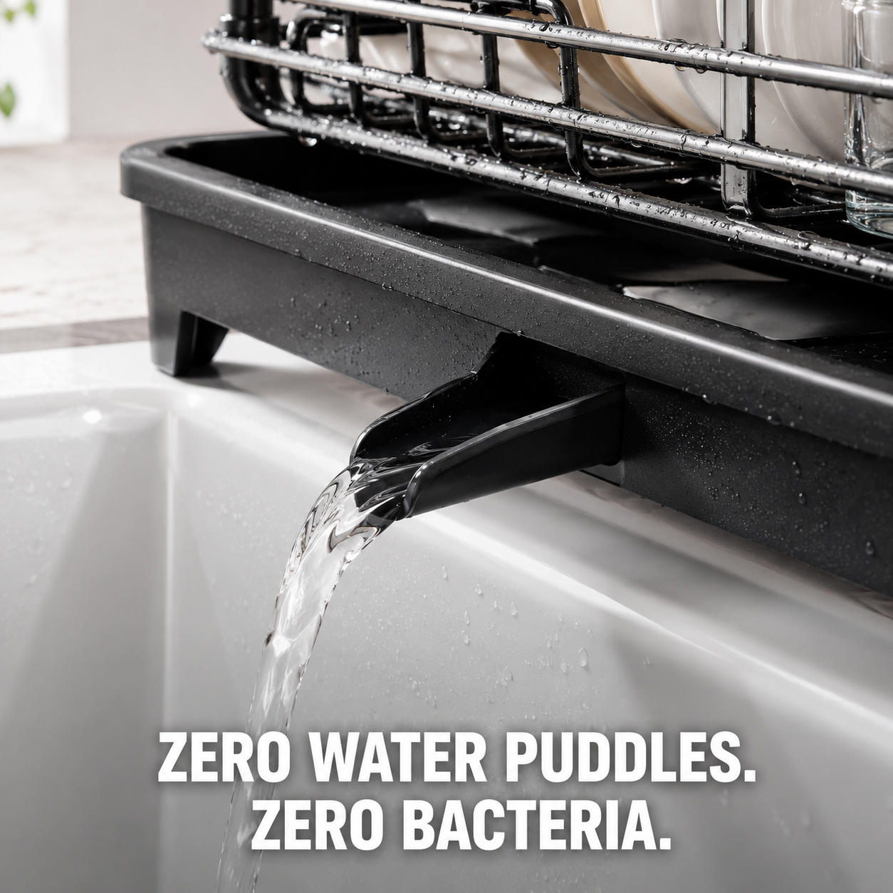 Foldable Over Sink Dish Drying Rack