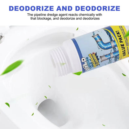 Powerful Sink and Drain Cleaner Powder Fast Acting Portable Powder Cleaning Tool for Home Bathroom Cleaning Tool