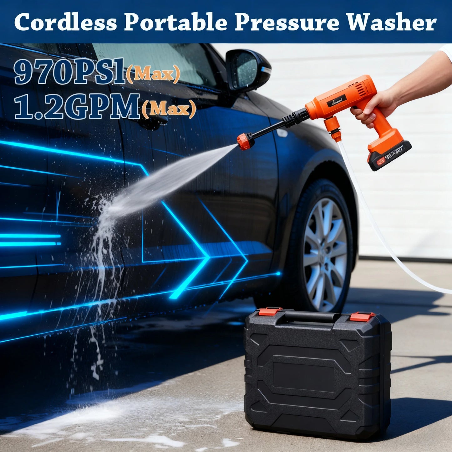 Cordless Pressure Washer Gun