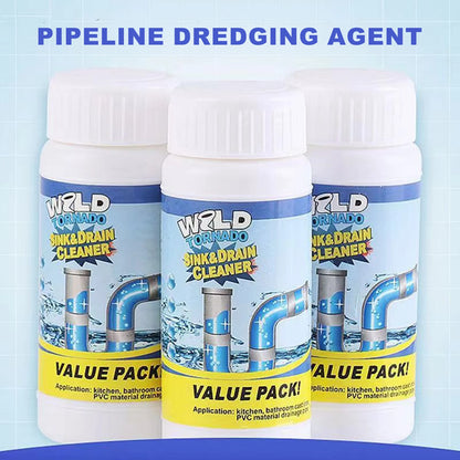 Powerful Sink and Drain Cleaner Powder Fast Acting Portable Powder Cleaning Tool for Home Bathroom Cleaning Tool