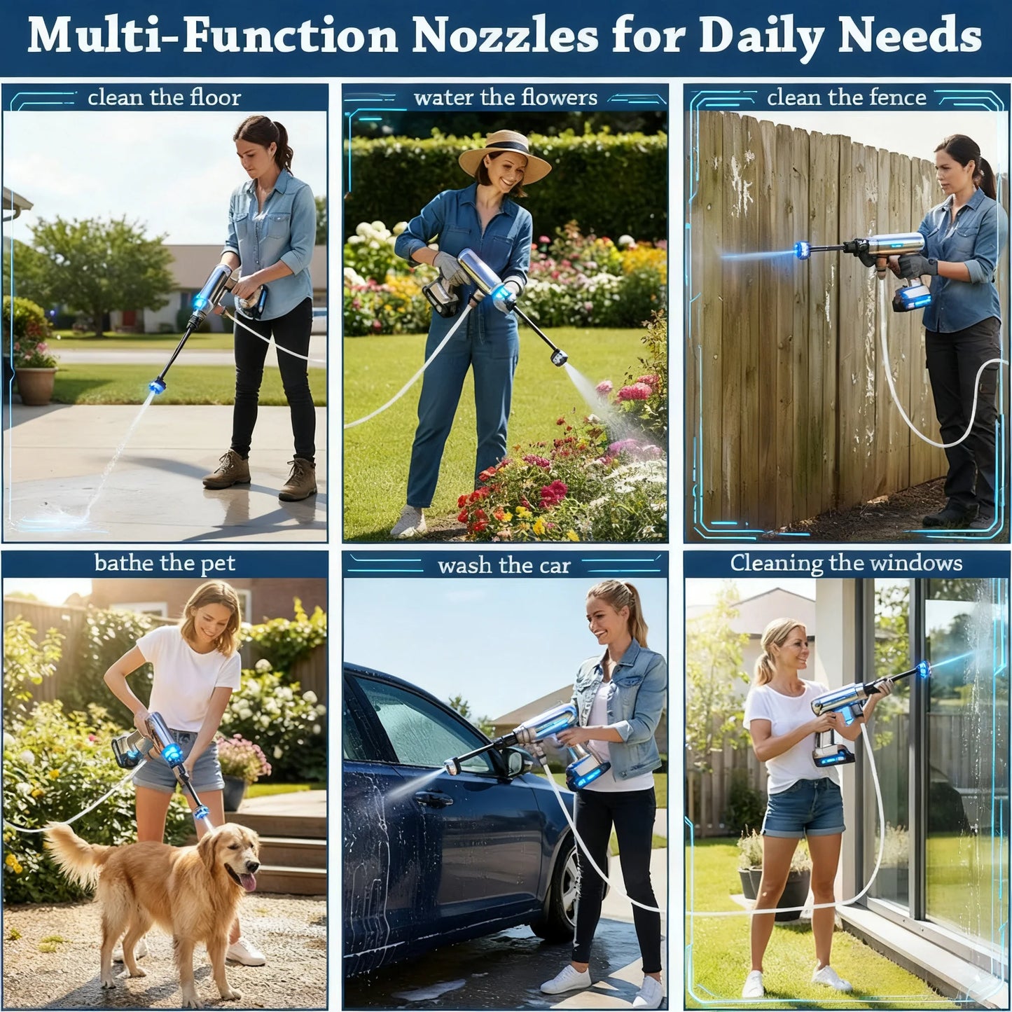 Cordless Pressure Washer Gun